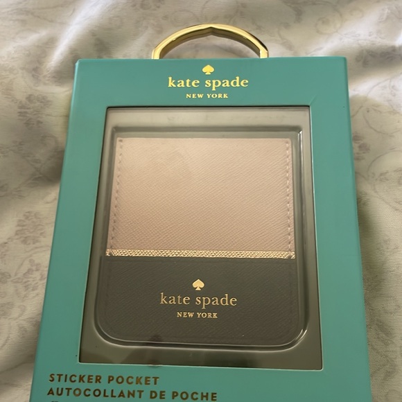 NIB Kate Spade Sticker Pocket Cardholder For Cell Phone - Picture 3 of 5